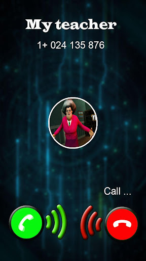 Fake Call for scary teacher - Simulated - 2020
