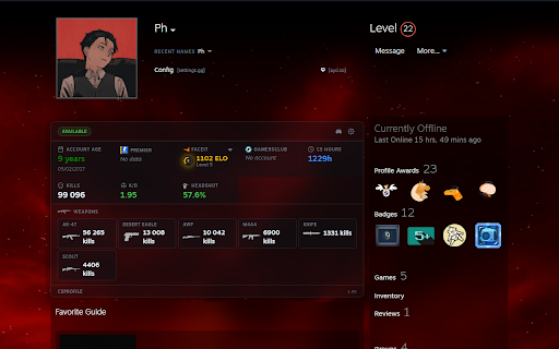 CSProfile - CS2 Stats for Steam screenshot 2