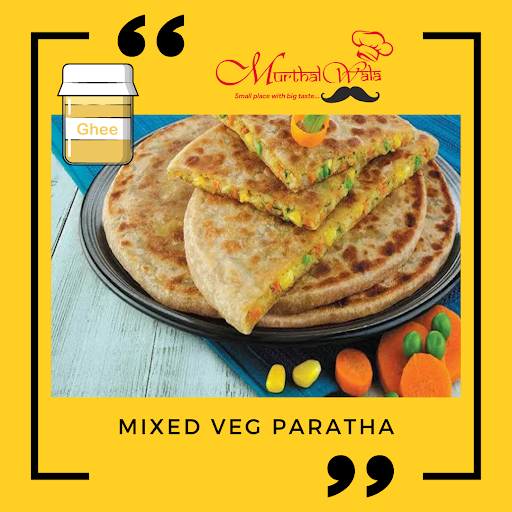 Mixed Veggie (Desi Ghee) Paratha