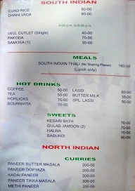 Hotel Veg Park menu 4