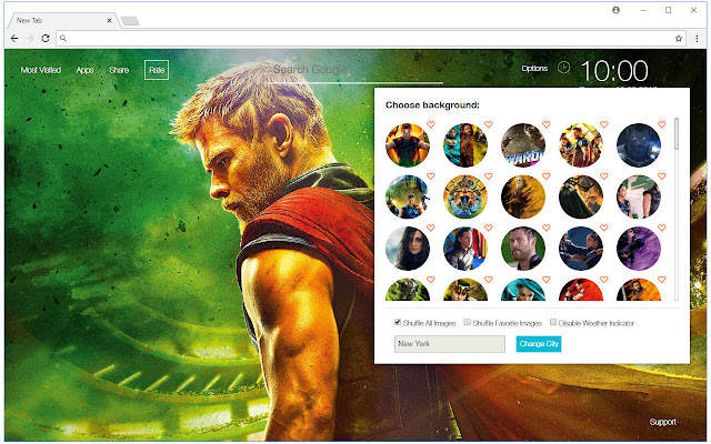 Thor Ragnarok Wallpapers NewTab-freeaddon.com logo