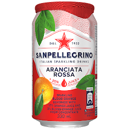 Canned San Pellegrino Blood Orange