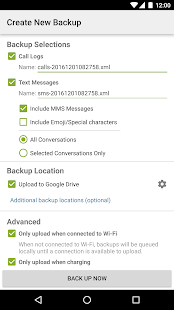 SMS Backup & Restore Screenshot