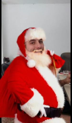 Santa Claus Photo Stickers