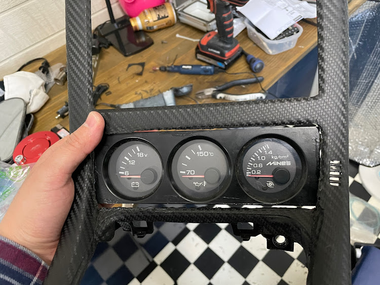 スカイライン GT-RのDIY・メーター移設に関するカスタム事例の投稿画像3枚目