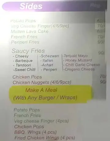 Katty'z menu 