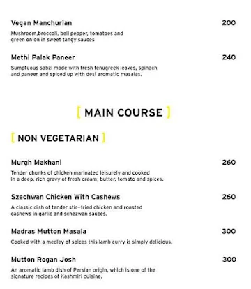 Blue Marlin menu 