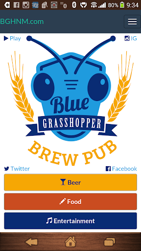 Blue Grasshopper Brew Pub