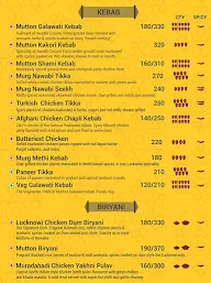 Lucknow Meri Jaan menu 2