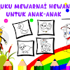 Mewarnai Bebek Berenang