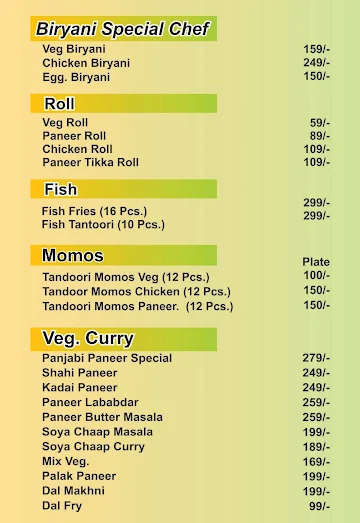 BN Punjabi menu 