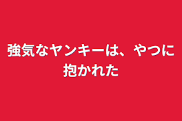 強気なヤンキーは、やつに抱かれた