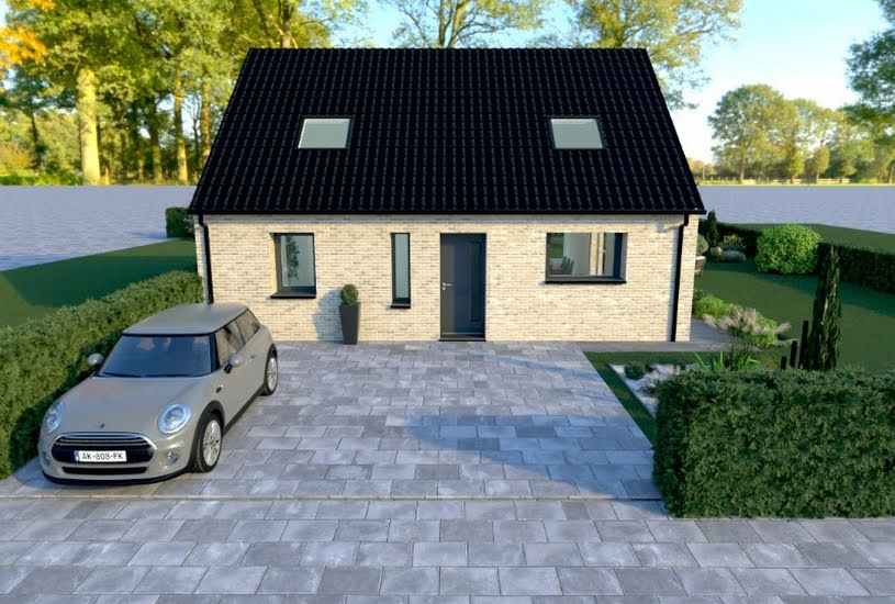  Vente Terrain + Maison - Terrain : 510m² - Maison : 90m² à Wormhout (59470) 