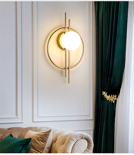 Title 1, Living Room Background Wall Lamp provides ambie...