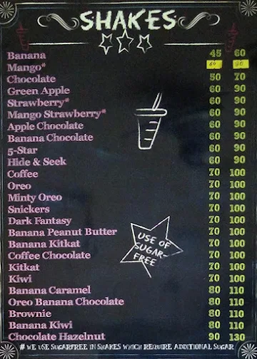 Fruit Crux menu 