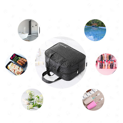 Title 1, Large capacity cosmetic storage bag, big makeup...