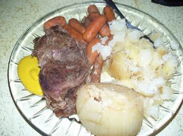 Karla's Beef Chuck Roast Dinner (in a crockpot)