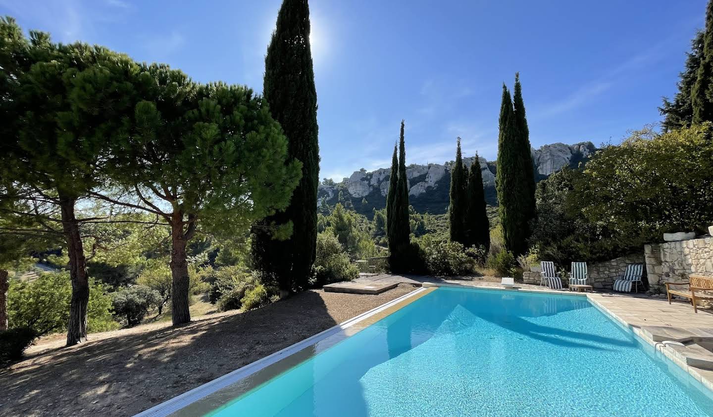 Propriété avec piscine et jardin Les Baux-de-Provence