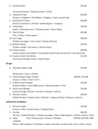 American Ration menu 3