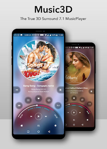 Music Player 3D Surround 7.1 (FREE) MOD (Premium) 2.0.60 Download free