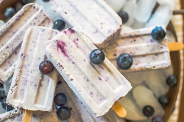 Coconut Blueberry Popsicles Recipe