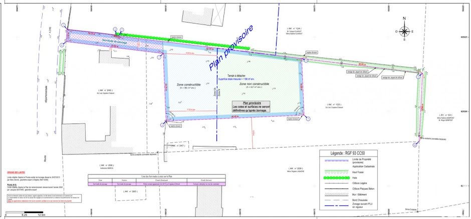 Vente terrain  1198 m² à Saint-Josse (62170), 128 000 €