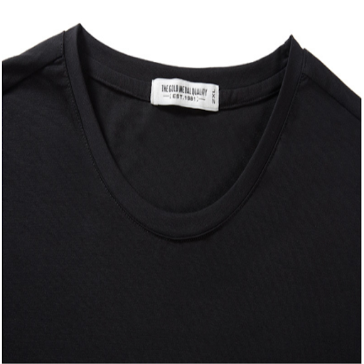 Title 2, Mens hot stamped head size loose short sleeve ...