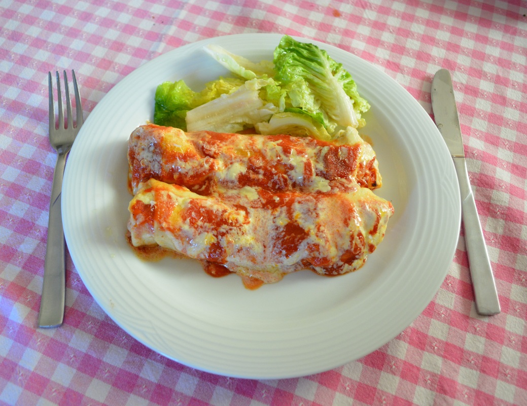 Image result for Cannelloni with spinach and ricotta cheese alaska