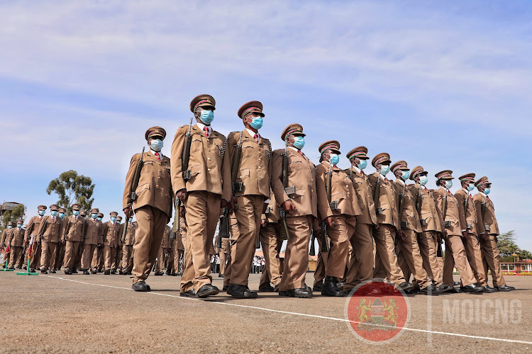 Assistant County Commissioners at Emabakasi on July 13, 2022.