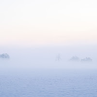 Alba tra nebbia e neve. di 