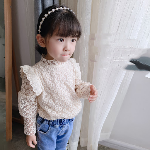 Title 5, Baby Girls Western Style All-match Lace Bottom...