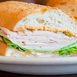 Turkey on French Roll (Half Sandwich)