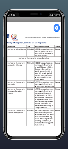 SA University Applications