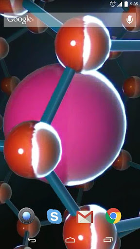 Molecule Live Wallpaper