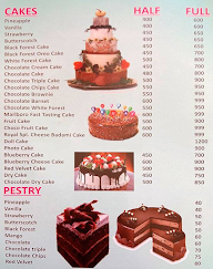 Cake Lover menu 1