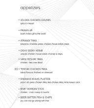 M Bar Kitchen menu 3