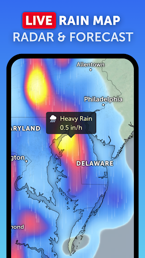 Screenshot Zoom Earth - Live Weather Map