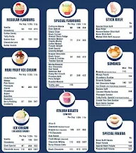 Giani's Ice Cream menu 1