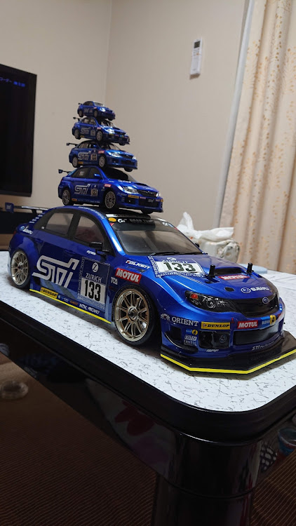 インプレッサ WRX STIのミニカーは男のロマン・NSX・スーパーGT・憧れの車に関するカスタム事例の投稿画像1枚目