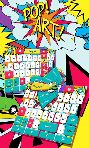 Pop Art Keyboard