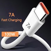 Dây Cáp Sạc Nhanh Usb 7A 100W Type C Cho Huawei Mate 40 30 Xiaomi Samsung