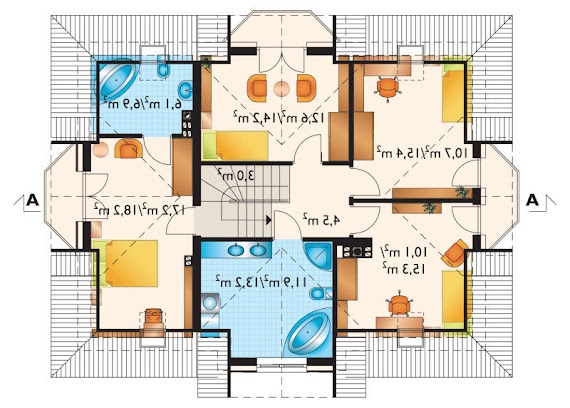 Zula - Rzut poddasza