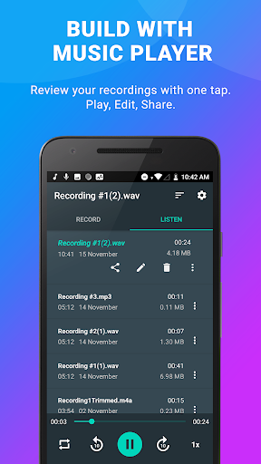 Screenshot Voice Recorder: Audio Recorder