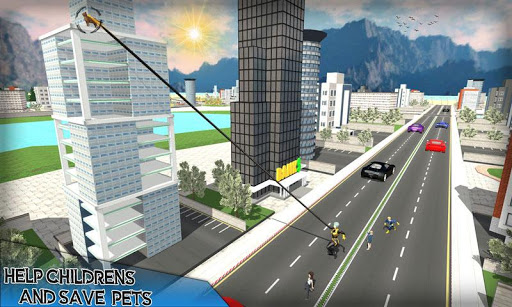 corde élastique héros: super héros jeux de combat APK MOD screenshots 1