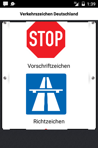 Verkehrszeichen Deutschen