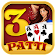 Teenpatti Indian poker 3 patti game 3 cards game icon