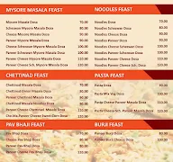 Dosa Feast menu 4