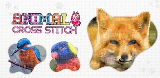 Animals Cross Stitch Coloring