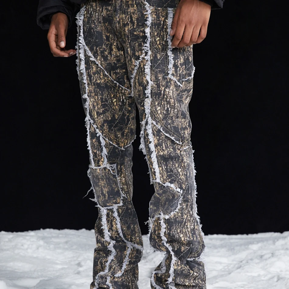 Jeans da donna moda hip-hop Design ampio e moderno per un look street style unico. Perfetti per ballare, comodi e alla moda. Esprimi la tua personalità con stile e comfort.