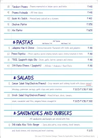 The Bar Stock Exchange menu 5